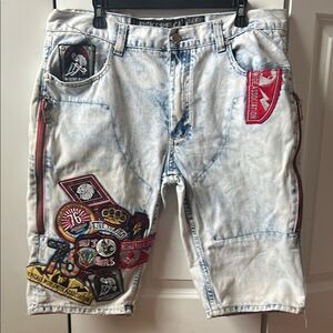 Heritage America Jeans Patches Size 38 Hell’s On Wheels Live To Ride 76